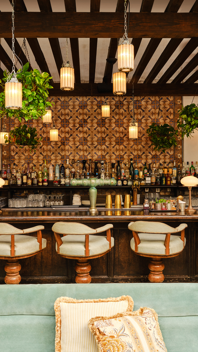 Restaurant interior at Cecconi's Miami Beach