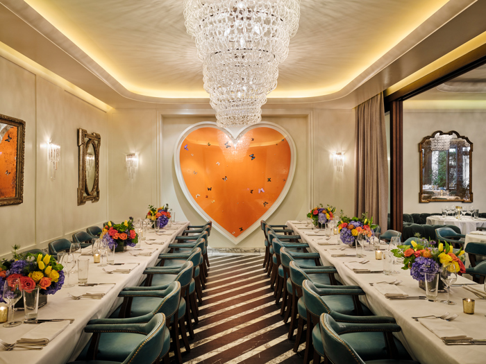 Restaurant interior at Cecconi's West Hollywood