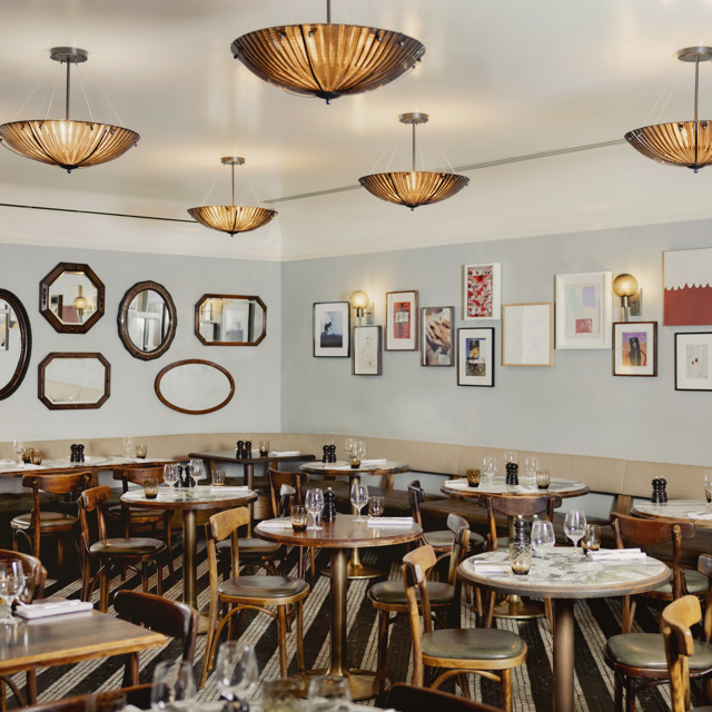 Restaurant interior at Cecconi's Shoreditch