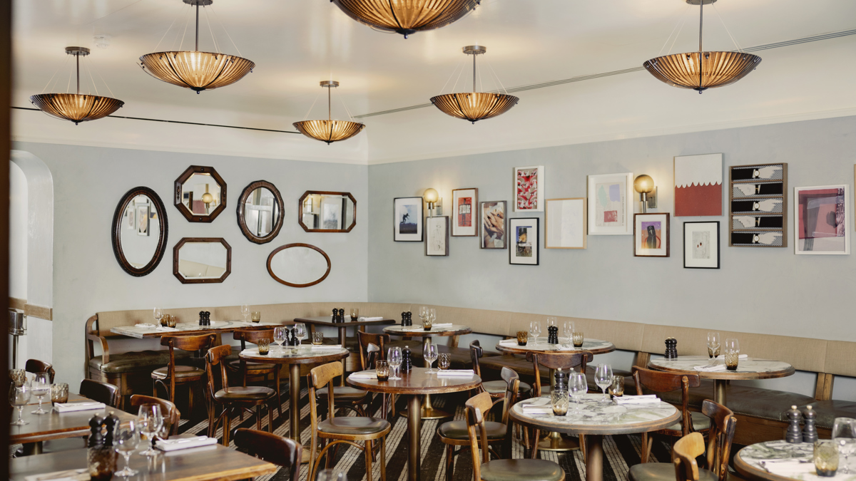 Restaurant interior at Cecconi's Shoreditch