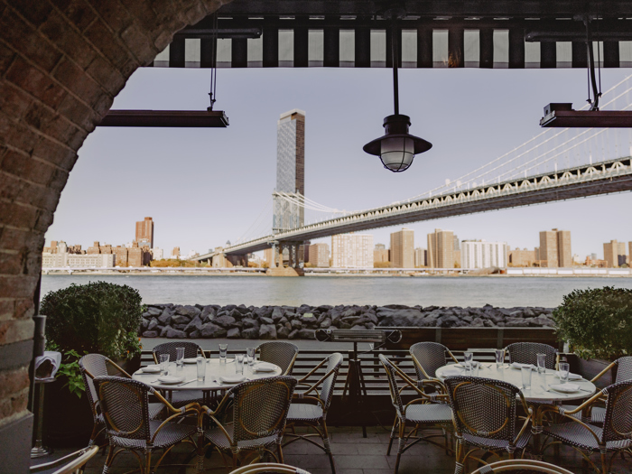 Restaurant interior at Cecconi's Dumbo