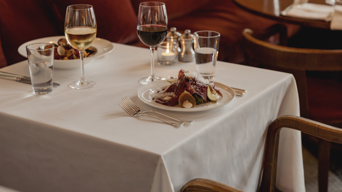 A table of food at Cecconi's Barcelona