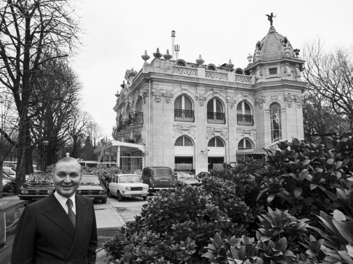 A black and white photo of the Cecconi's founder