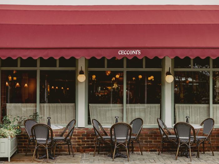 Restaurant exterior at Cecconi's Bicester Village