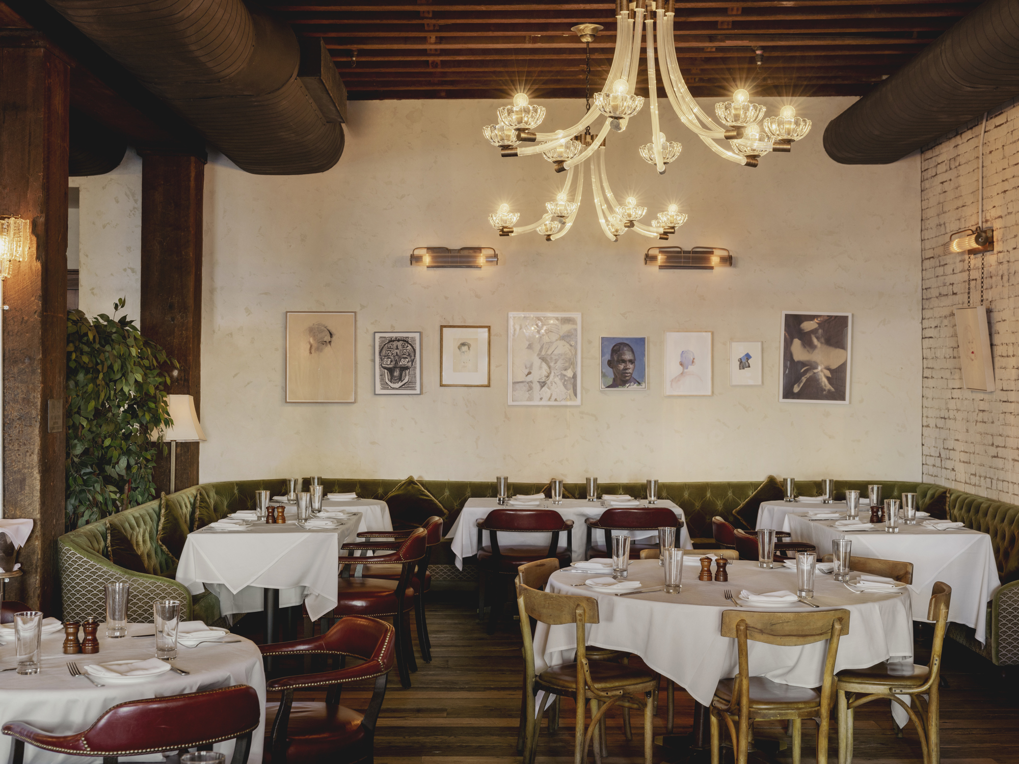 Restaurant interior at Cecconi's Dumbo