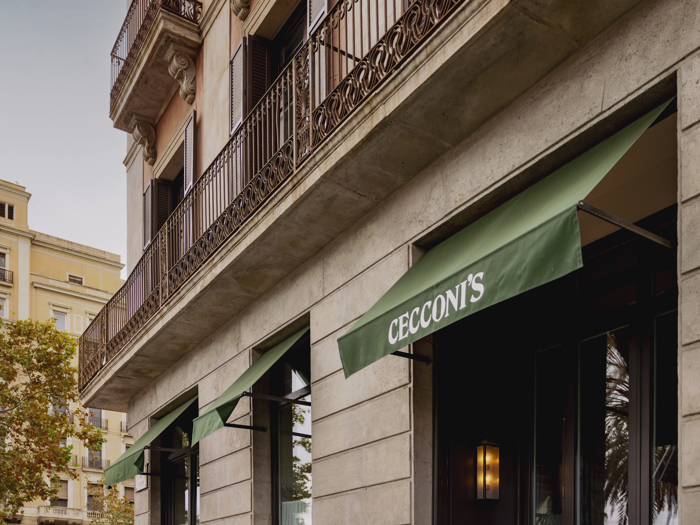 Restaurant exterior at Cecconi's Barcelona