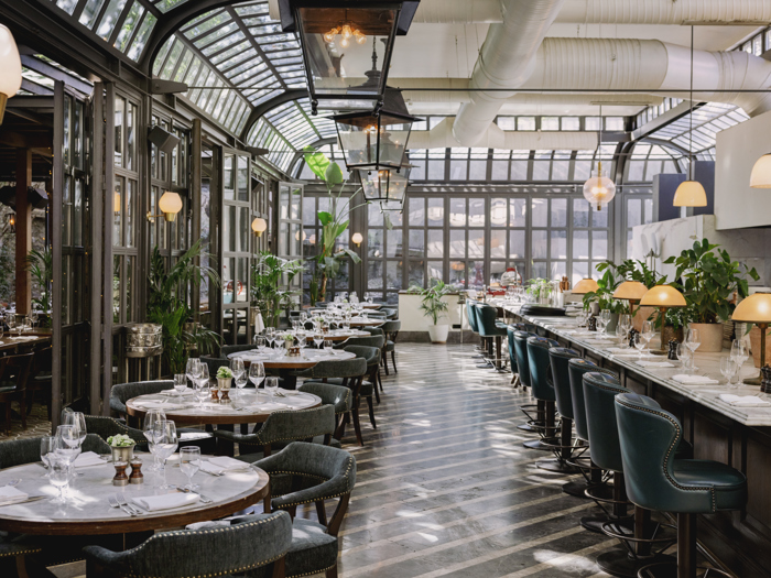 Restaurant interior at Cecconi's Istanbul