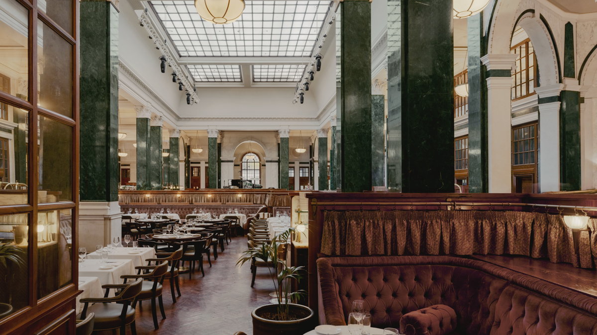 Restaurant interior at Cecconi's City of London