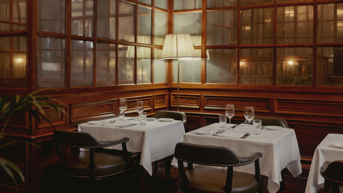 Restaurant interior at Cecconi's City of London