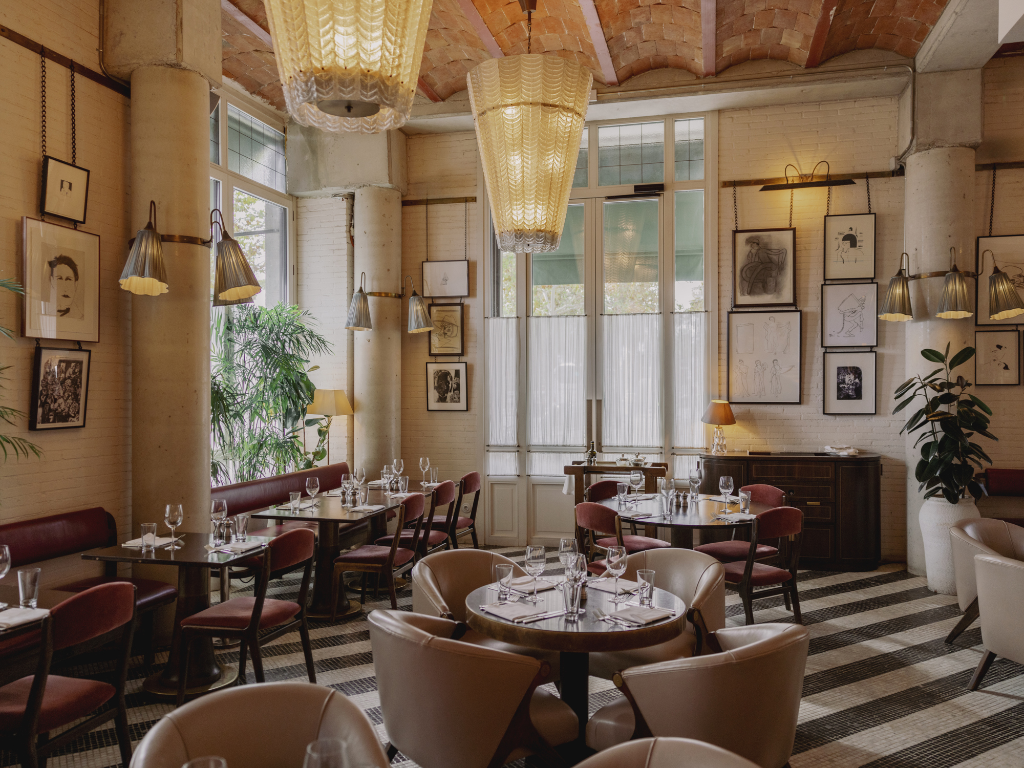 Restaurant interior at Cecconi's Barcelona