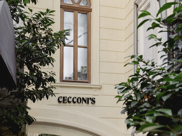 Restaurant exterior at Cecconi's Istanbul