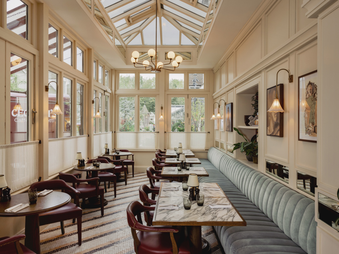 Restaurant interior at Cecconi's Bicester Village