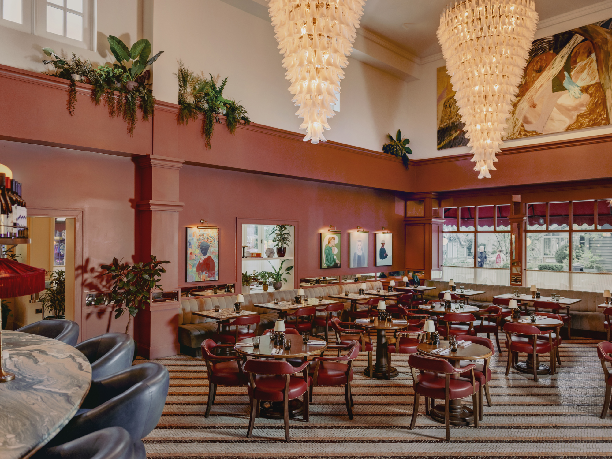 Restaurant interior at Cecconi's Bicester Village