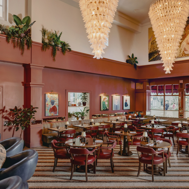 Restaurant interior at Cecconi's Bicester Village