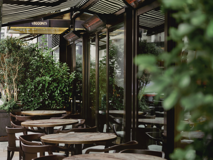 Restaurant exterior at Cecconi's Mayfair