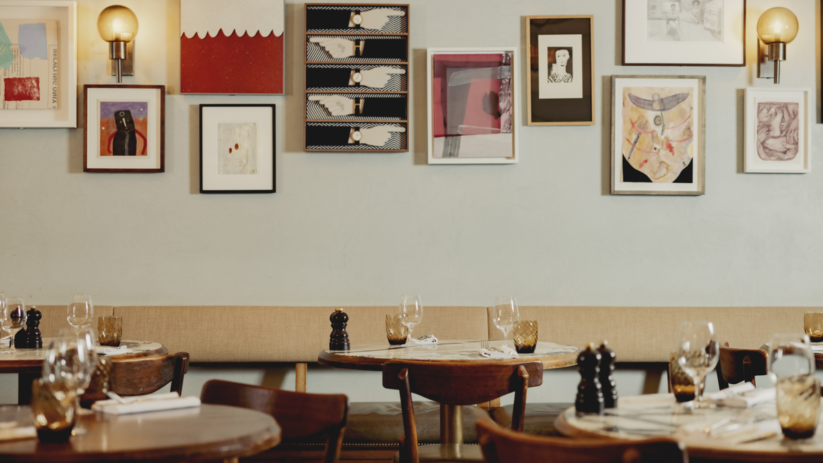 Restaurant interior at Cecconi's Shoreditch