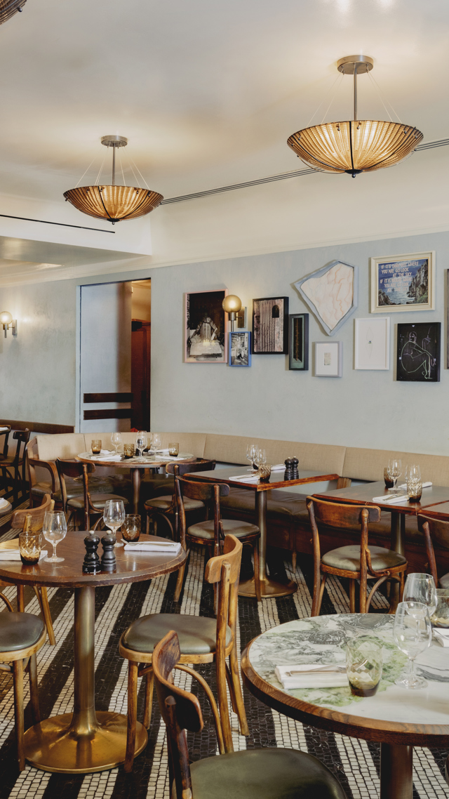 Restaurant interior at Cecconi's Shoreditch