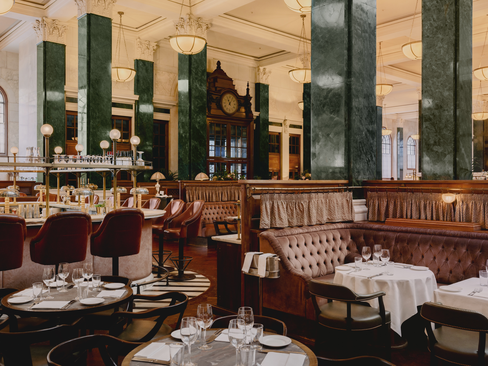 Restaurant interior at Cecconi's City of London